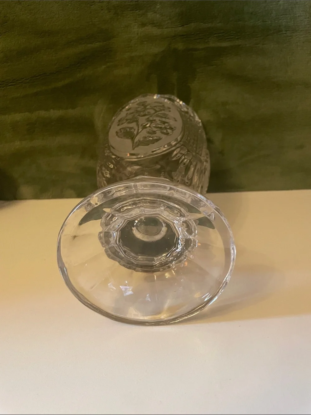 ZAJECAR vintage crystal vase